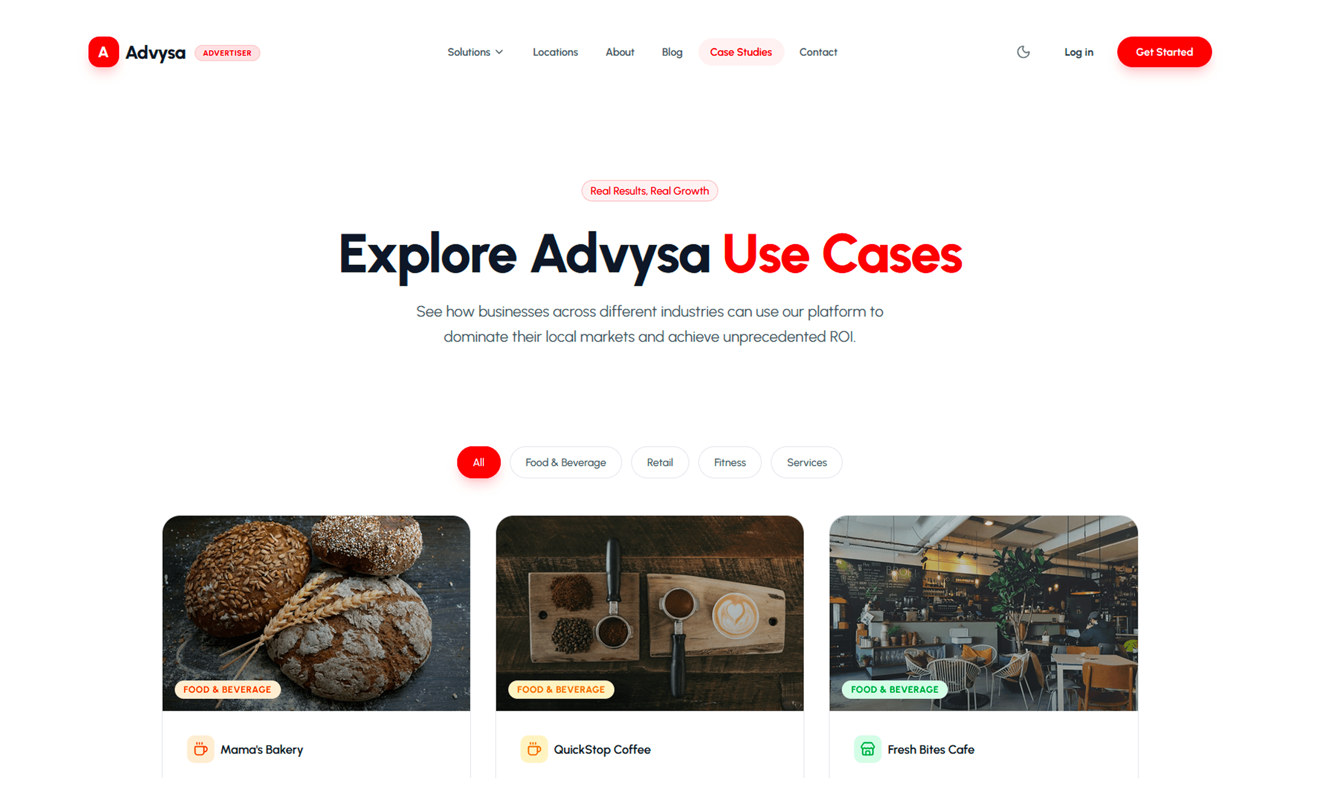 Advysa Use Cases Page