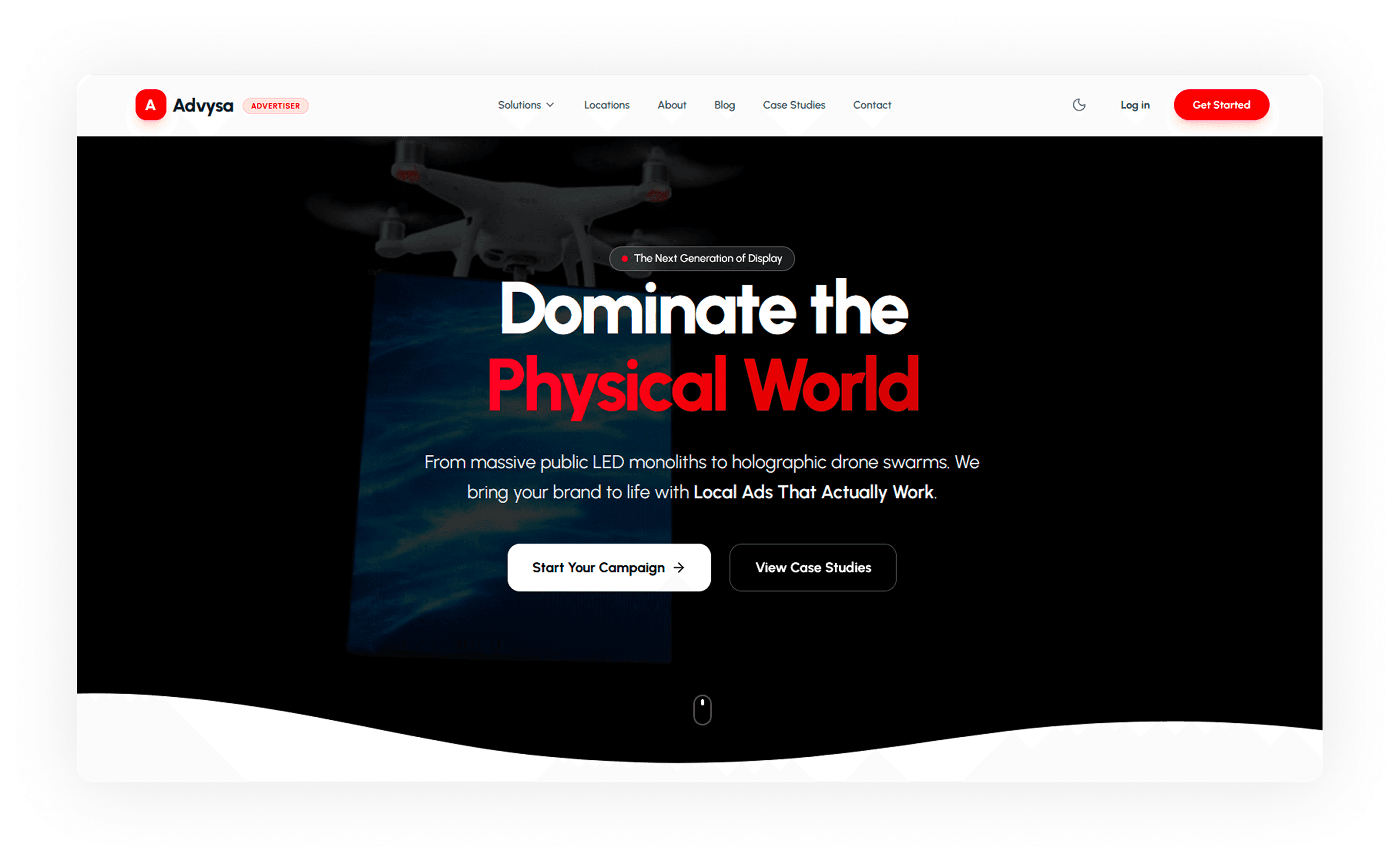 Advysa Dashboard View