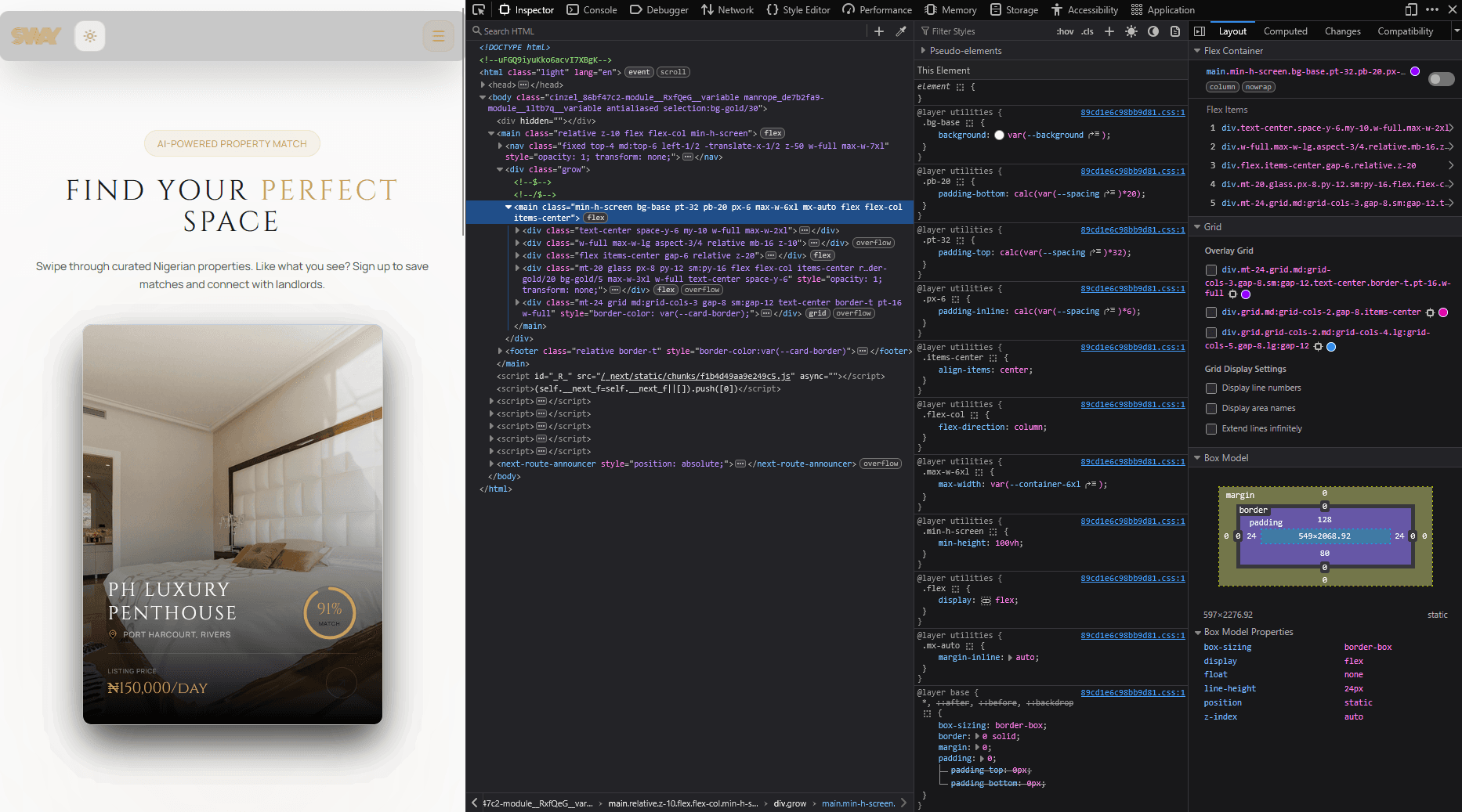 Swayy Code Architecture